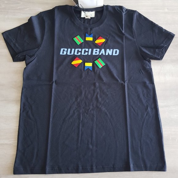 gucci band shirt